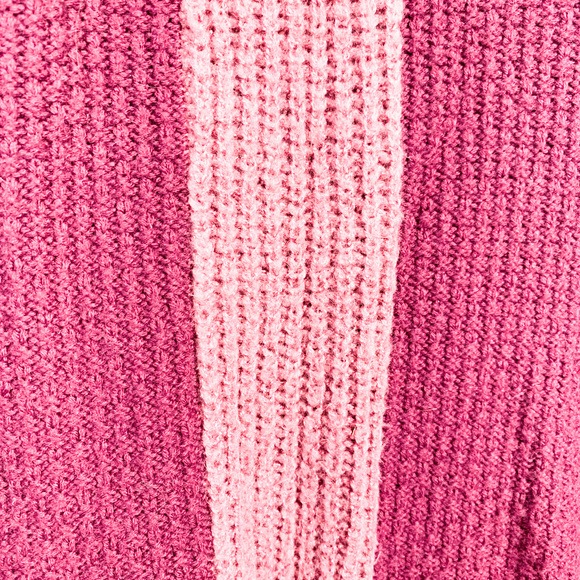 Kenar Half Sleeve Pink Colorblocked Sweater - Picture 2 of 13